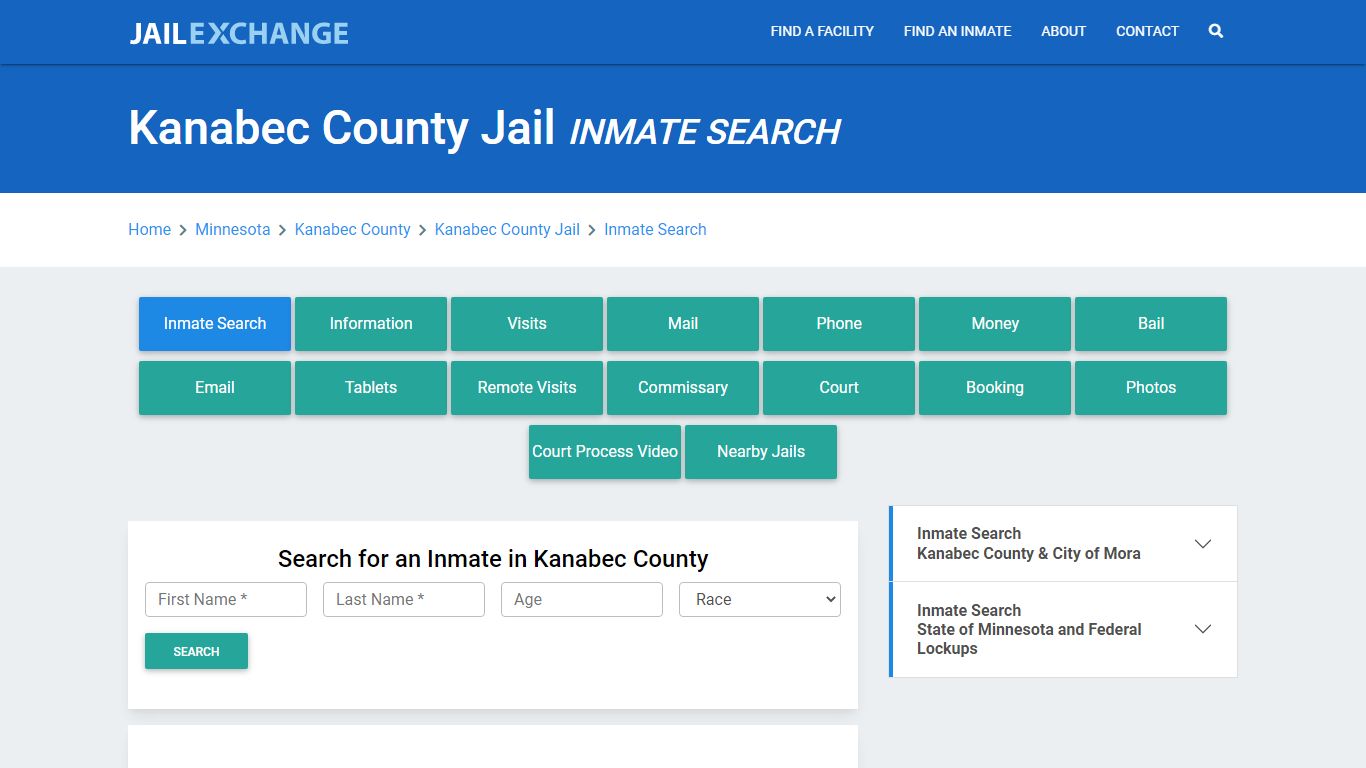 Kanabec County Jail, MN Inmate Search: Roster & Mugshots