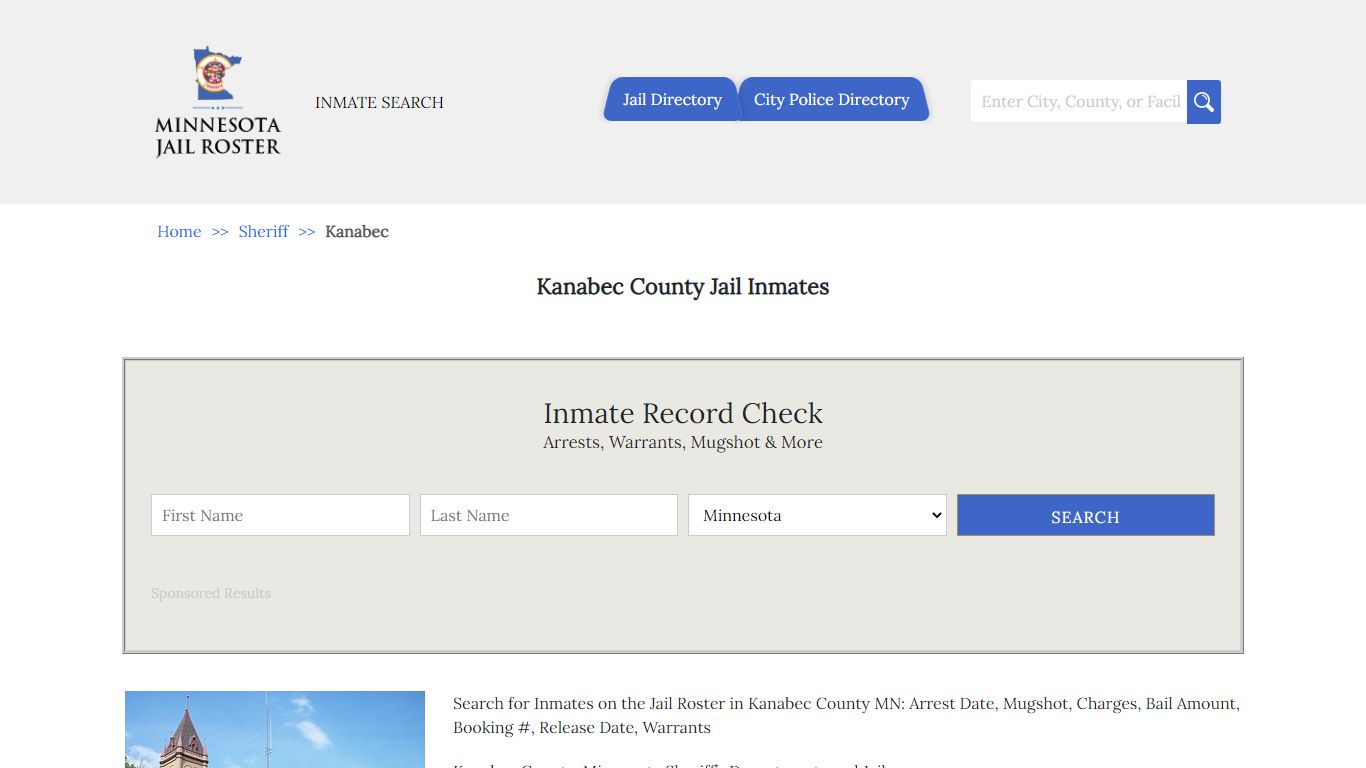 Kanabec County Jail Inmates | Jail Roster Search